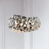 LED hanglamp Narisa 47 cm glanzend chroom