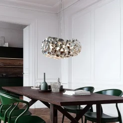 LED hanglamp Narisa 47 cm glanzend chroom