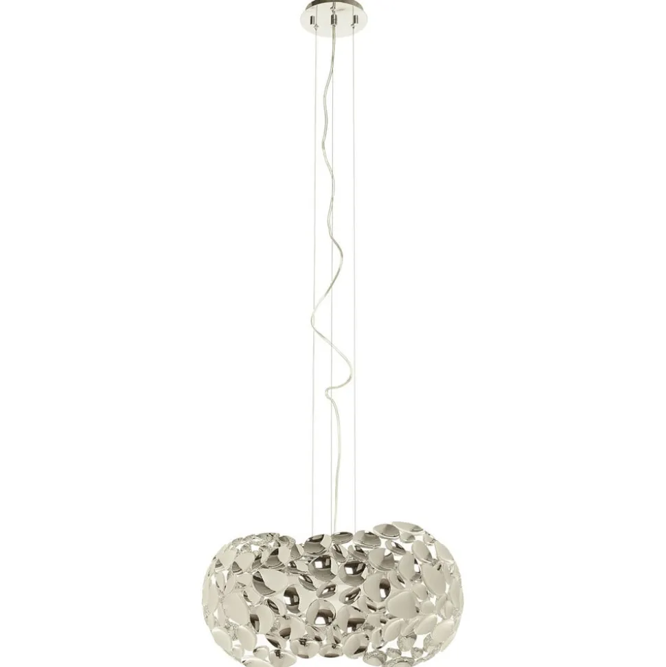 LED hanglamp Narisa 47 cm glanzend chroom