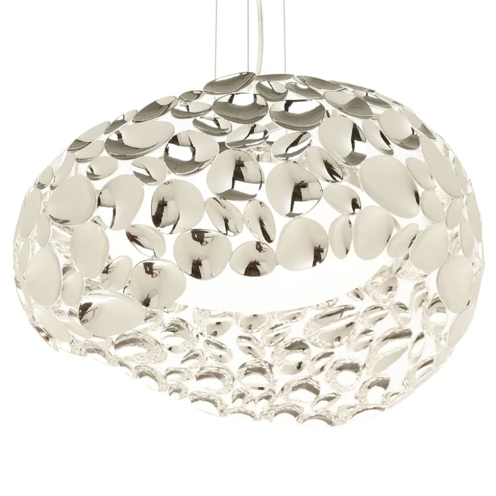 LED hanglamp Narisa 47 cm glanzend chroom