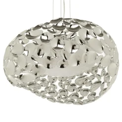 LED hanglamp Narisa 47 cm glanzend chroom
