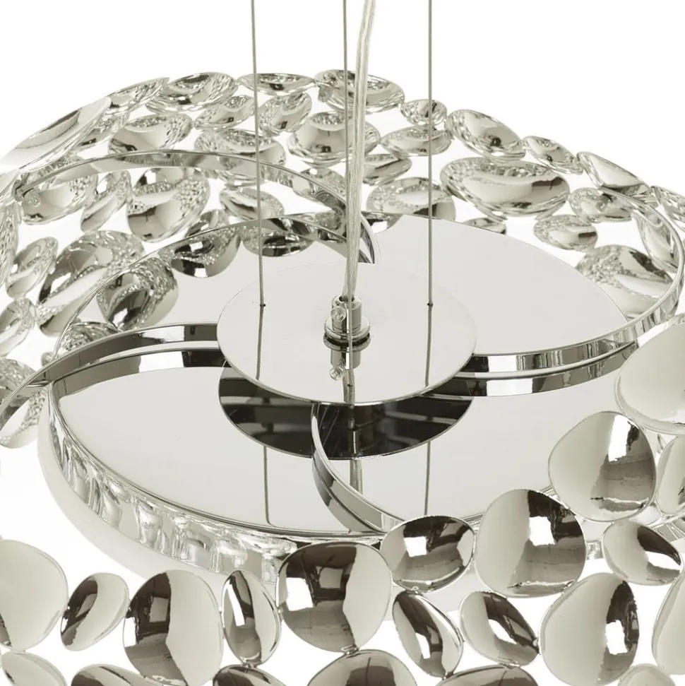 LED hanglamp Narisa 47 cm glanzend chroom