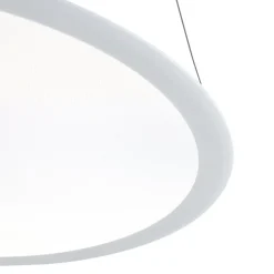 LED hanglamp PANEL, wit, Ø 63 cm, metaal, CCT, dimbaar, 50 W