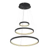 LED hanglamp Ralph, 3-lamps, zwart