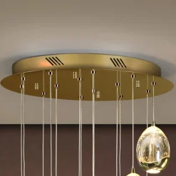 LED hanglamp Rocio 14-lamps goud Bluetooth