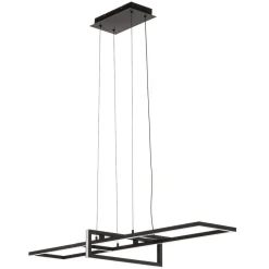 LED hanglamp Salinas, 3.000 K, mat zwart