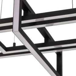 LED hanglamp Salinas, 3.000 K, mat zwart