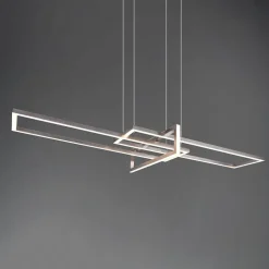 LED hanglamp Salinas, 3.000 K, nikkel mat