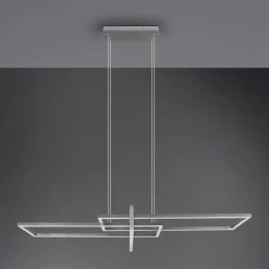 LED hanglamp Salinas, 3.000 K, nikkel mat