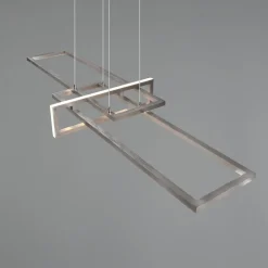 LED hanglamp Salinas, 3.000 K, nikkel mat