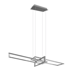 LED hanglamp Salinas, 3.000 K, nikkel mat