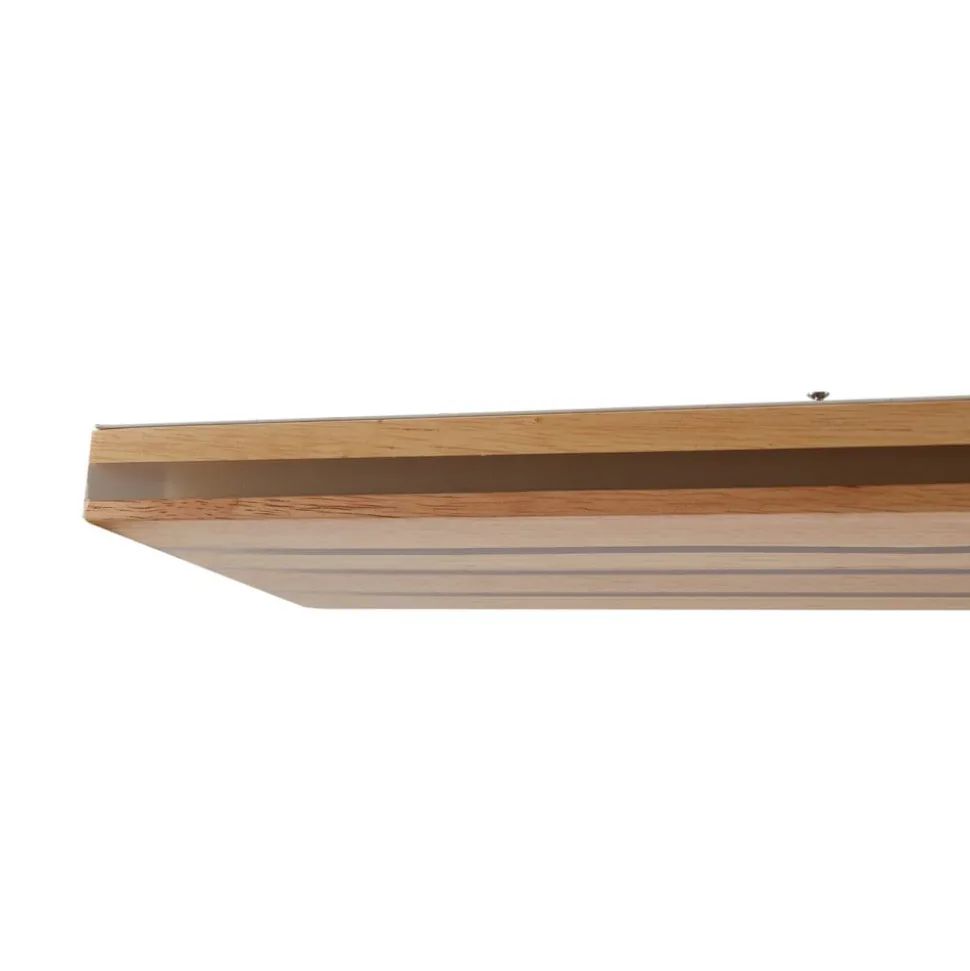 LED hanglamp Silja, hout, acryl, wit, 3000K