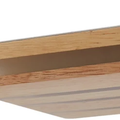 LED hanglamp Silja, hout, acryl, wit, 3000K