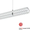LED hanglamp Small Line, sensor, 126 cm, wit