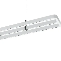 LED hanglamp Small Line, sensor, 126 cm, wit
