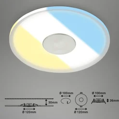 LED inbouwlamp 748 IP44 CCT Switch Ø 12cm