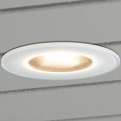 LED inbouwlamp 7875, plafond buiten, wit