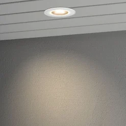 LED inbouwlamp 7875, plafond buiten, wit