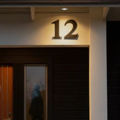 LED inbouwlamp 7875, plafond buiten, wit