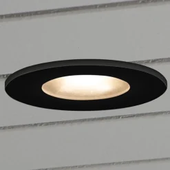 LED inbouwlamp 7875, plafond buiten zwart