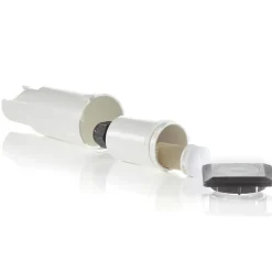 LED inbouwlamp Aldo hoekig zwart/helder 3.000K