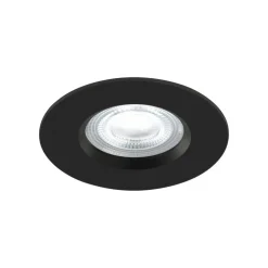 LED inbouwlamp Don Smart, 3 per-set, zwart