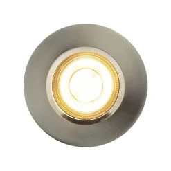LED inbouwlamp Dorado Smart, nikkel