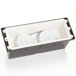 LED inbouwlamp Leti 300-HS zwart 2x3W CCT