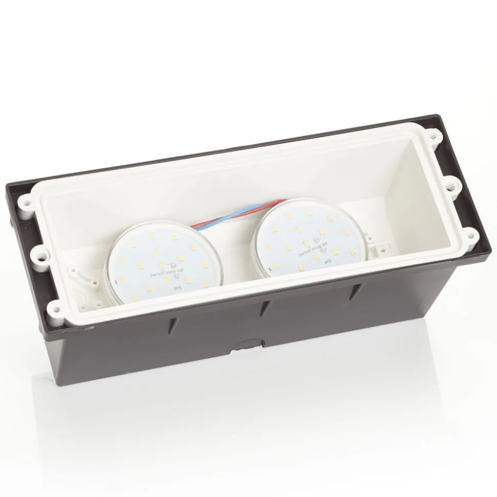 LED inbouwlamp Leti 300-HS zwart 2x3W CCT