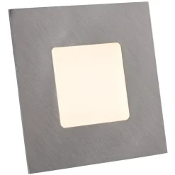 LED inbouwlamp voor inbouwdozen, zilver