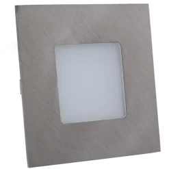 LED inbouwlamp voor inbouwdozen, zilver