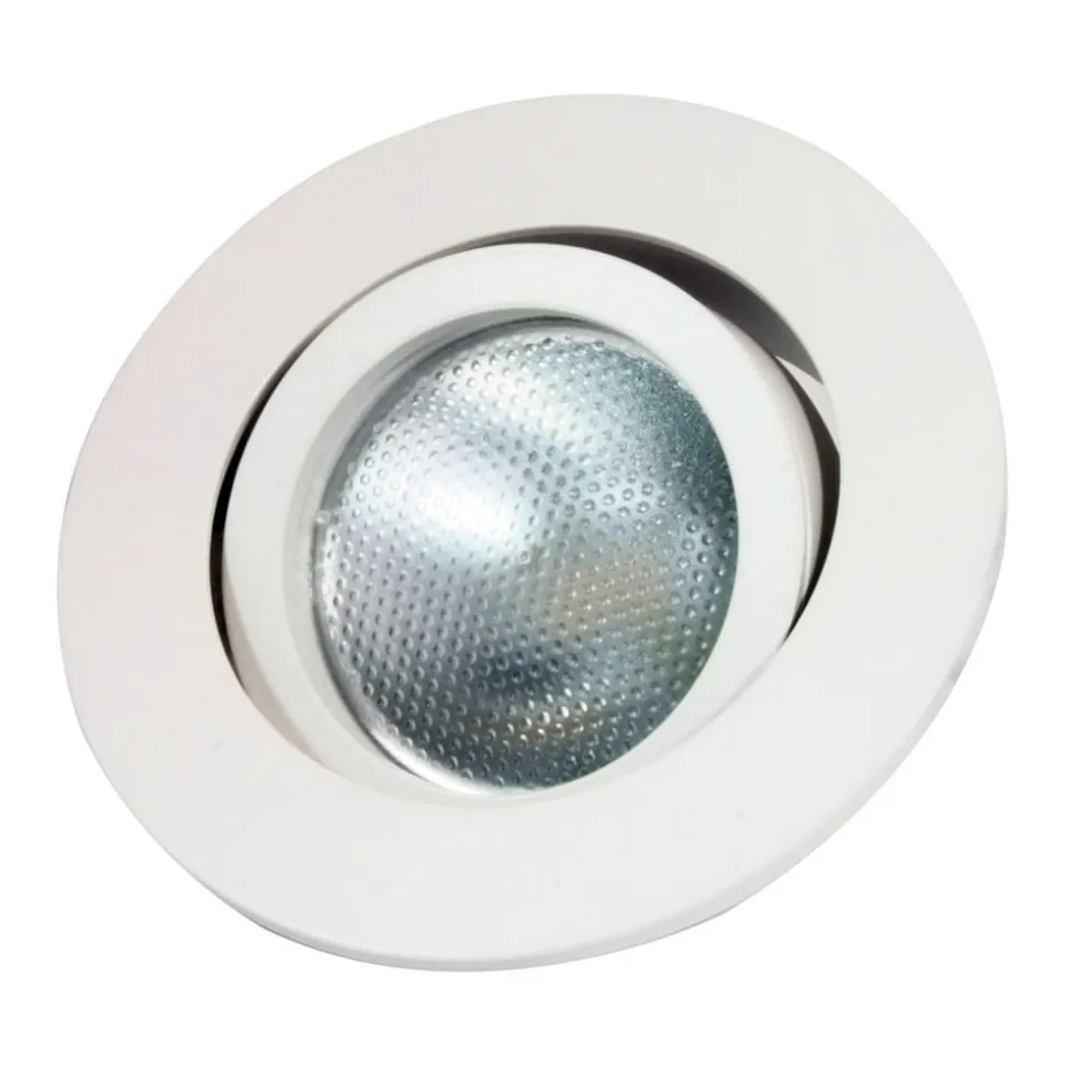 LED inbouwring Decoclic GU10.3, rond, wit