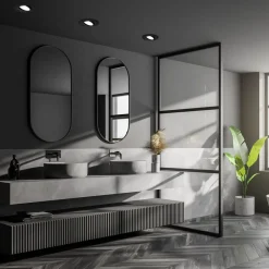 LED inbouwspot 7597 3er IP65 4.000 K zwart