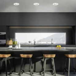 LED inbouwspot 7602 3er IP65 3.000 K wit