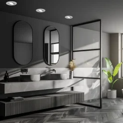 LED inbouwspot 7597 3er IP65 4.000 K mat chroom