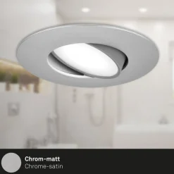 LED inbouwspot 7597 3er IP65 4.000 K mat chroom