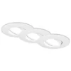 LED inbouwspot 7597 3er IP65 4.000 K wit