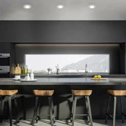 LED inbouwspot 7598 3er-set CTS mat nikkel