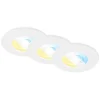 LED inbouwspot 7605 IP44 3 per set CTS wit