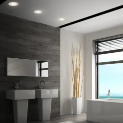 LED inbouwspot 7605 IP44 3 per set CTS mat nikkel