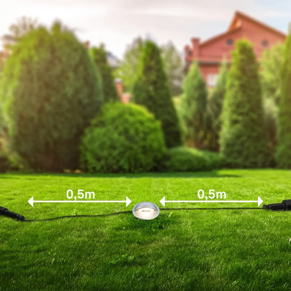 LED inbouwspot 3923034, IP65, 12 V, 3-spot verlenging Ø 3,5 cm