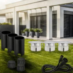 LED inbouwspot 3917032 IP67 12 V 3x verlenging Ø 4,5cm pot