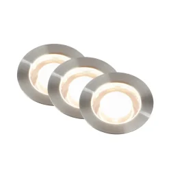 LED inbouwspot 3915032 IP67 12V 3x verlenging 4,5cm roestvrij staal