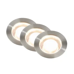 LED inbouwspot 3913032 IP67 12V 3x verlenging 3cm roestvrij staal