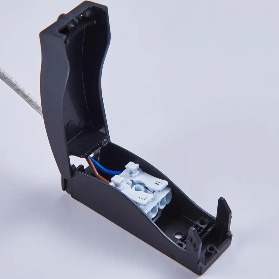 LED inbouwspot Andrej, hoekig, nikkel, set van 3