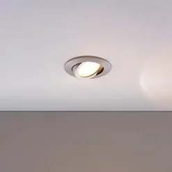 LED inbouwspot Andrej, rond, aluminium