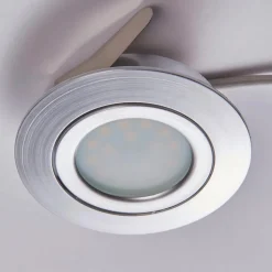 LED inbouwspot Andrej, rond, aluminium