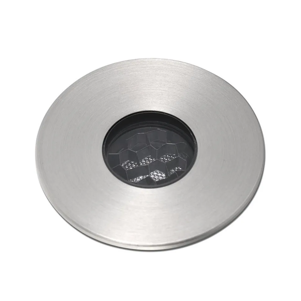 LED inbouwspot Grund, nikkelkleurig, Ø 3,5 cm, aluminium/roestvrij staal