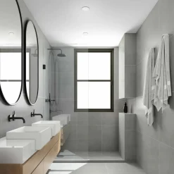 LED inbouwspot Plat, wit, set van 3, 3.000K