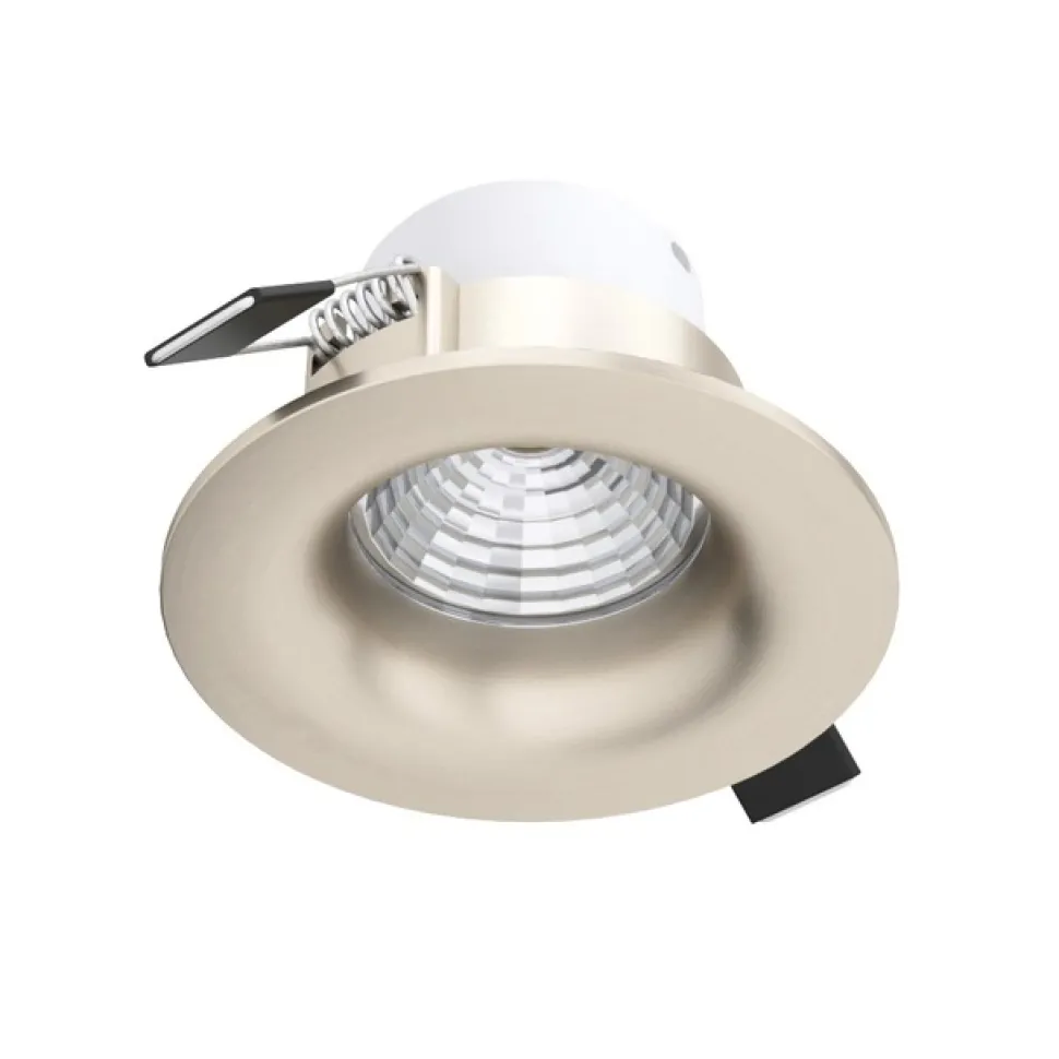 LED inbouwspot Saliceto rond stijf 2.700K nikkel